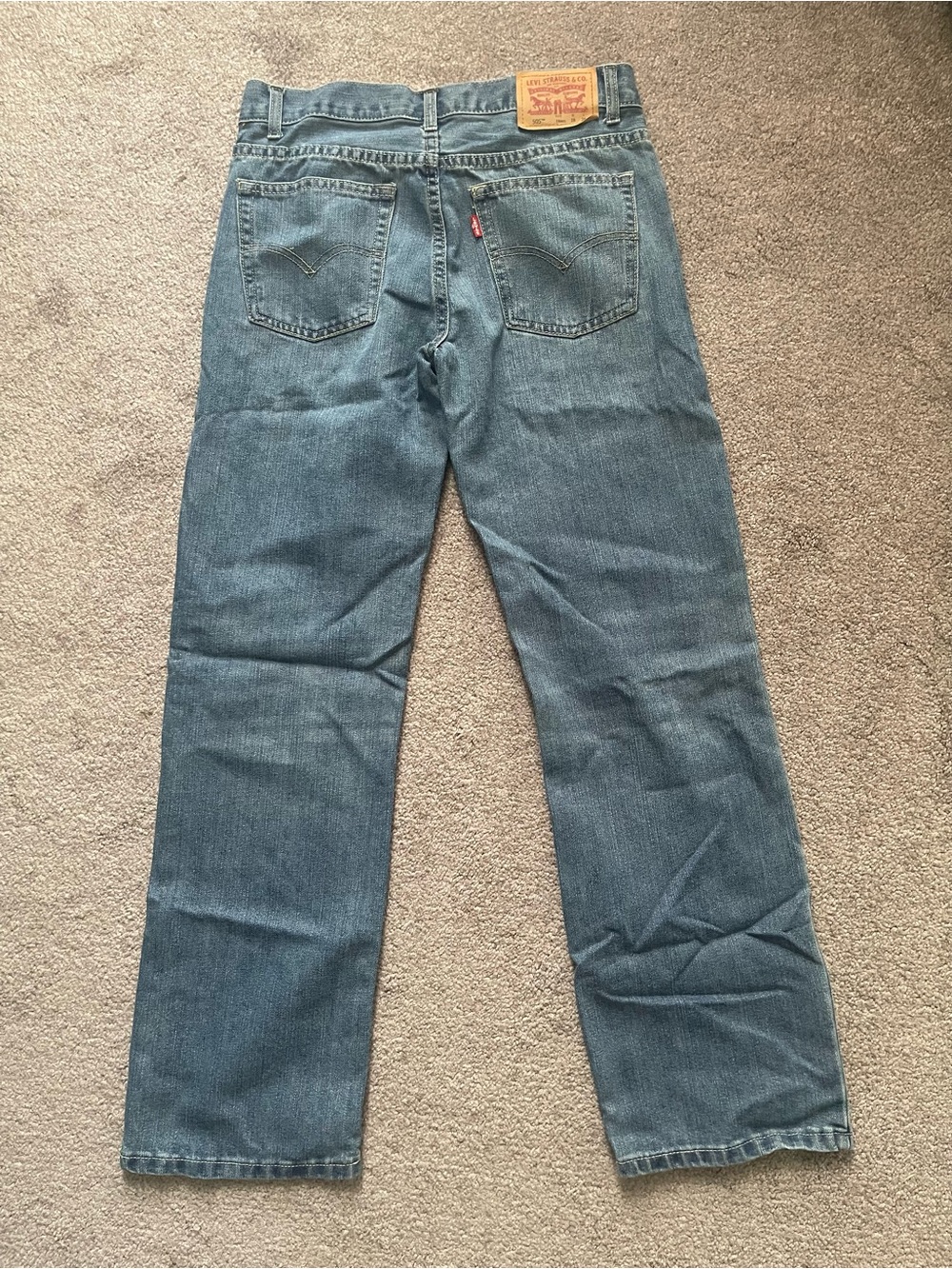 Levi's boys Classic Straight Jeans in Denim Blue